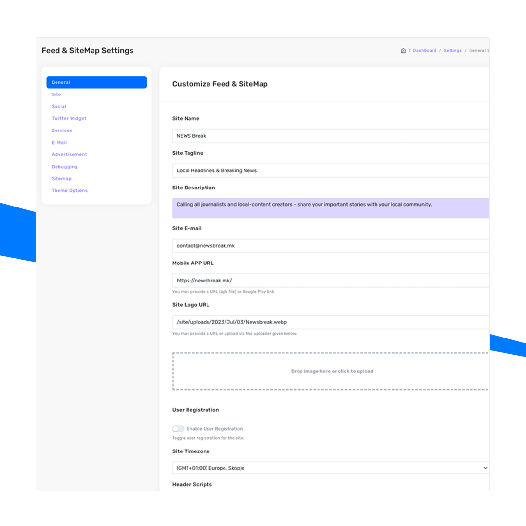 Automated RSS News Aggregator (Google News Clone) — Product image